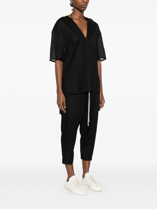 26SS 릭 오웬스 반팔 티셔츠 RP01F6237CV09 BLACK - RICK OWENS