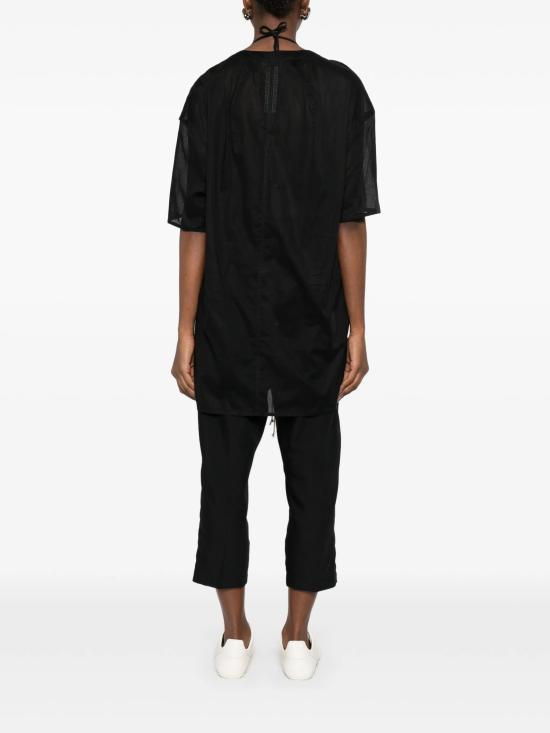 26SS 릭 오웬스 반팔 티셔츠 RP01F6237CV09 BLACK - RICK OWENS
