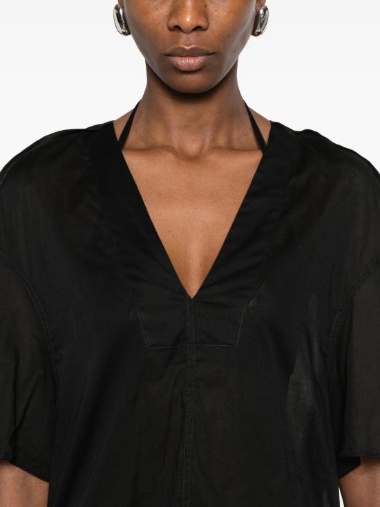 26SS 릭 오웬스 반팔 티셔츠 RP01F6237CV09 BLACK - RICK OWENS