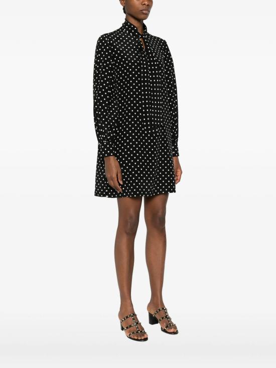 26SS 발렌티노 가라바니 미디 원피스 8B3VAJF89DWTB1 BLACK - VALENTINO GARAVANI