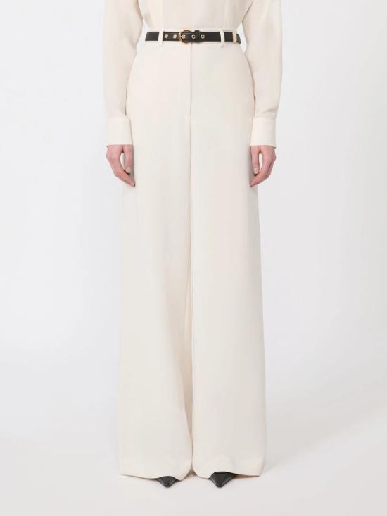 26SS 막스마라 스튜디오 스트레이트 팬츠 2616131025600060 WHITE - MAX MARA STUDIO