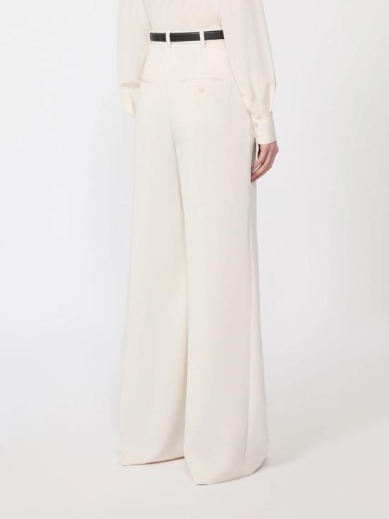 26SS 막스마라 스튜디오 스트레이트 팬츠 2616131025600060 WHITE - MAX MARA STUDIO