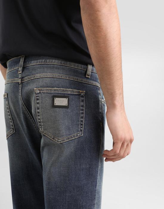 26SS 돌체앤가바나 레귤러 코튼 진 돌체앤가바나 GYJCCDG8OW9S9001 BLUE - DOLCE & GABBANA