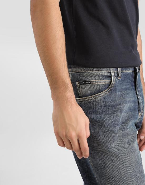 26SS 돌체앤가바나 레귤러 코튼 진 돌체앤가바나 GYJCCDG8OW9S9001 BLUE - DOLCE & GABBANA