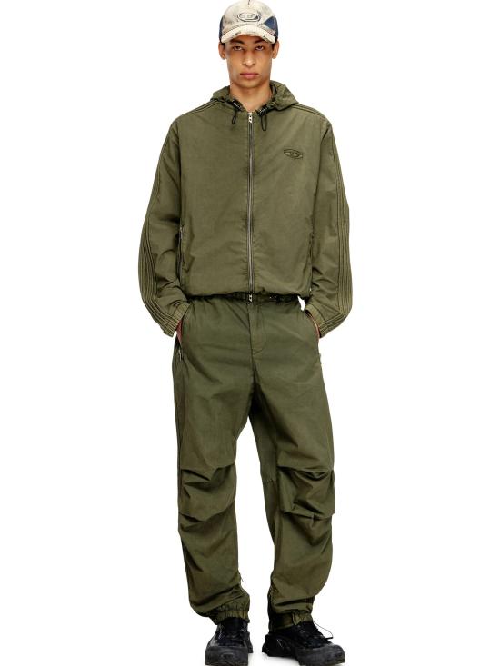 26SS 디젤 J-STITCH 후드 자켓 A201620ENBG51F GREEN - DIESEL