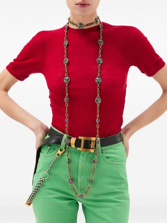 26SS 베르사체 반팔 티셔츠 10245061A175481RB30 RED - VERSACE