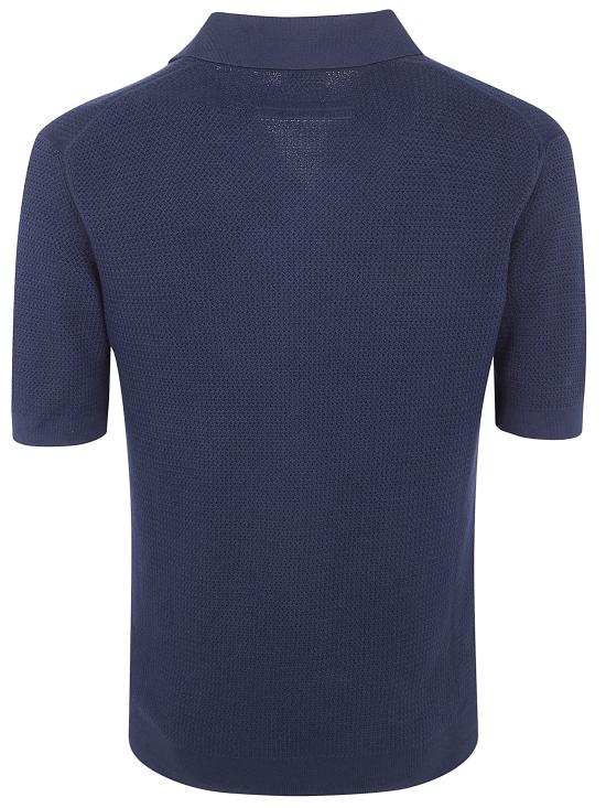 26SS 에르메네질도제냐 반팔 티셔츠 UHC26A3C31B09 BLUE - ERMENEGILDO ZEGNA