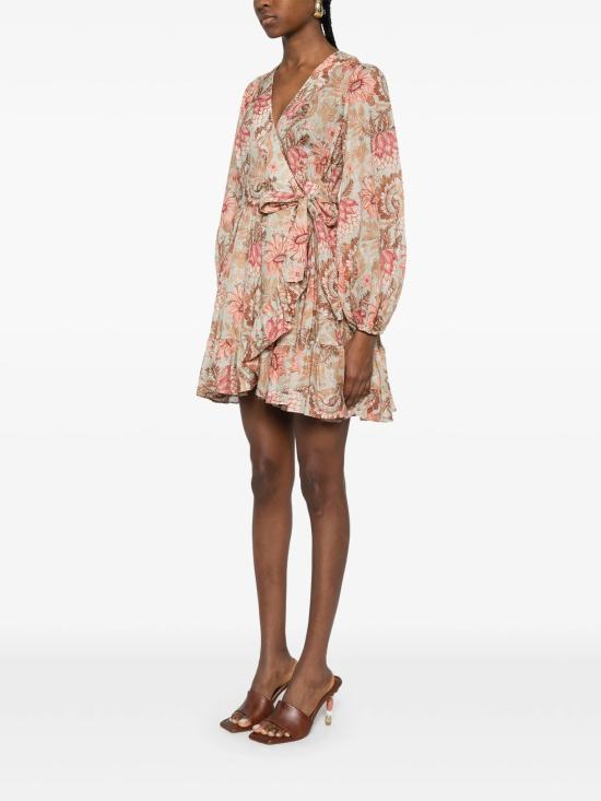 26SS 짐머만 미디 원피스 2449DRS263STFC MULTICOLOUR - ZIMMERMANN