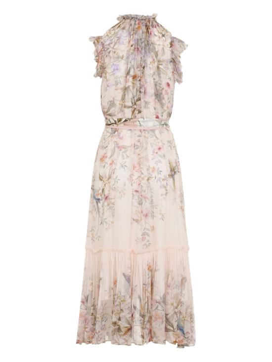 26SS 짐머만 미디 원피스 7280DC261CRMAV MULTICOLOUR - ZIMMERMANN