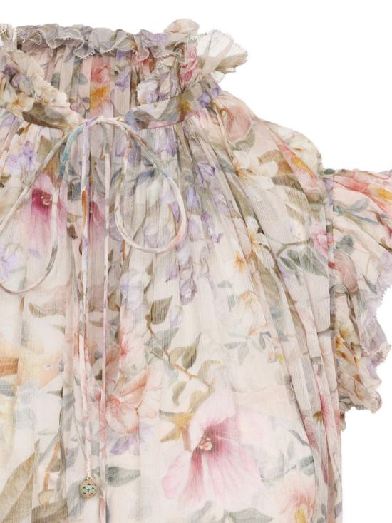 26SS 짐머만 미디 원피스 7280DC261CRMAV MULTICOLOUR - ZIMMERMANN