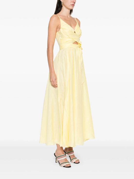26SS 짐머만 롱 원피스 6177DRS261LEM YELLOW - ZIMMERMANN