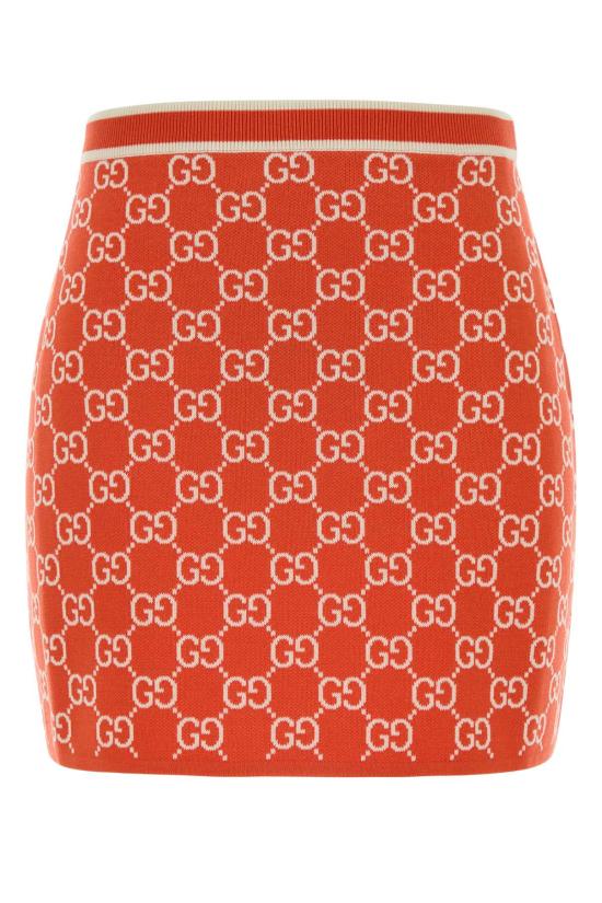 26SS 구찌 스커트 856264XKE0M6027 ORANGE