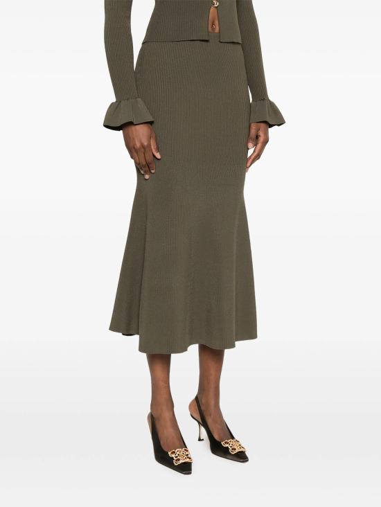 26SS 셀프 포트레이트 롱 스커트 SS26186MSKGGREEN - SELF PORTRAIT