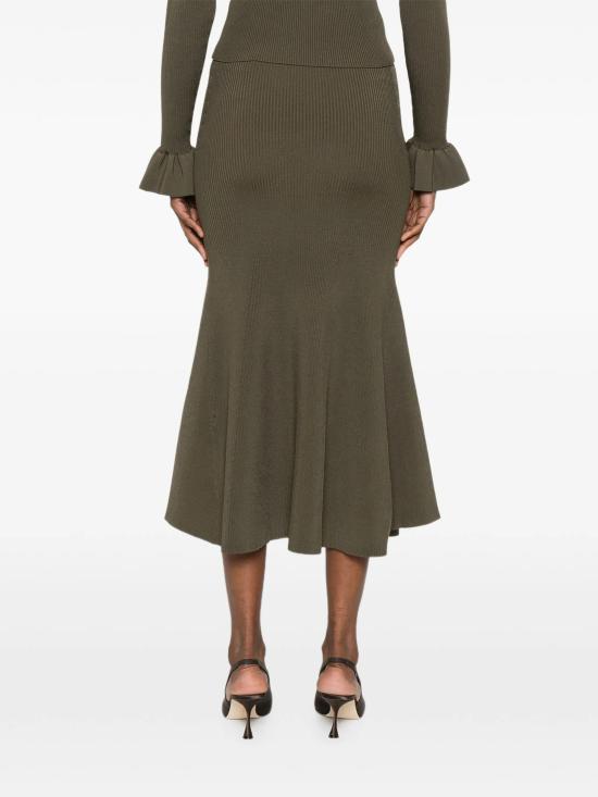 26SS 셀프 포트레이트 롱 스커트 SS26186MSKGGREEN - SELF PORTRAIT