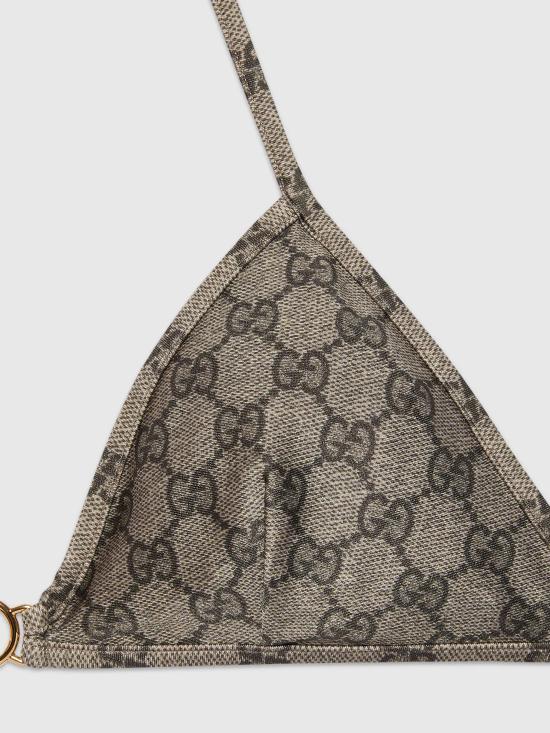 26SS 구찌 프린티드 GG 스트레치 저지 비키니 688999XHAK32270 BEIGE - GUCCI