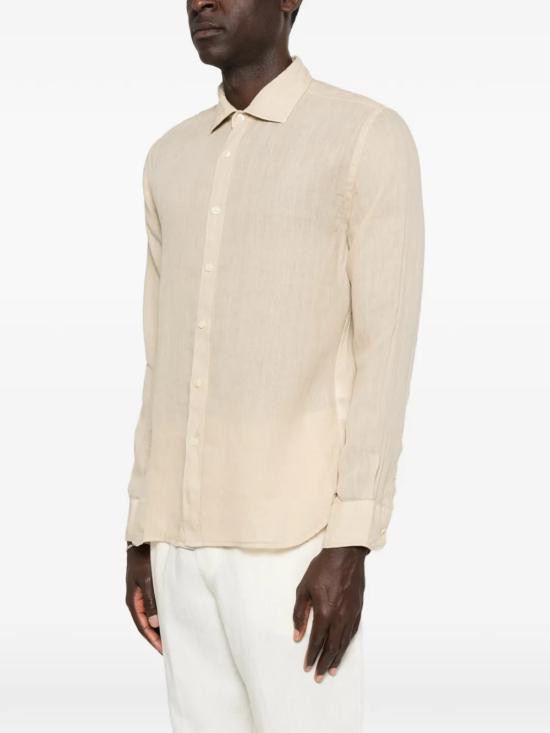 26SS 120 리노 긴팔 셔츠 33ALIM13110000115000000901 BEIGE - 120 LINO