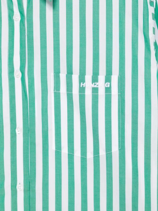 26SS 훈자 지 셔츠 SHIOVSHIRCOEMERALDCABANA GREEN - HUNZA G