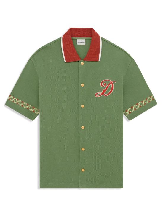 26SS 드롤드무슈 긴팔 셔츠 KSH251CO264WG GREEN