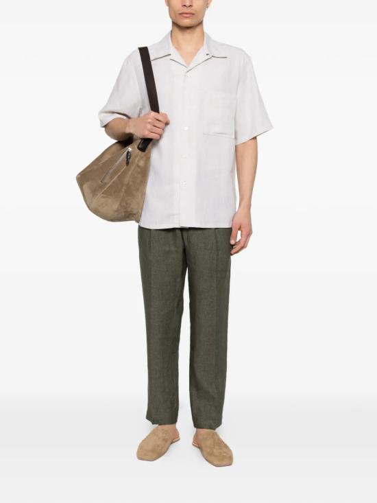 26SS 에르메네질도제냐 긴팔 셔츠 UHX31A3SCP5043 BEIGE - ERMENEGILDO ZEGNA