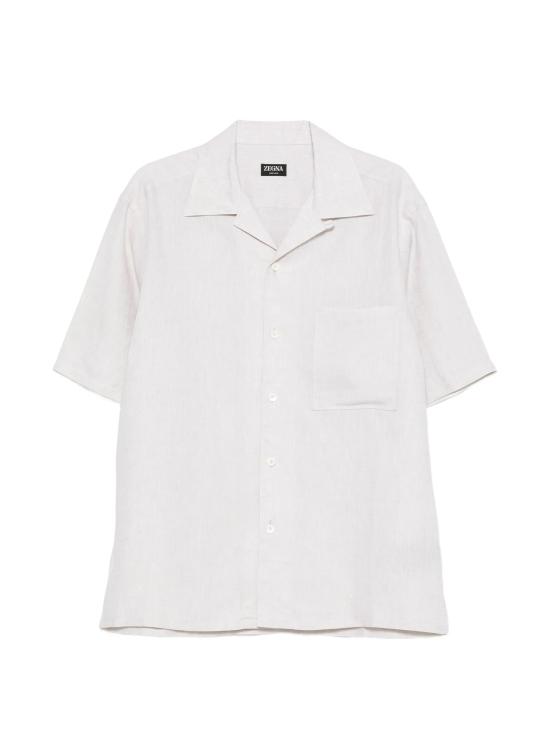 26SS 에르메네질도제냐 긴팔 셔츠 UHX31A3SCP5043 BEIGE