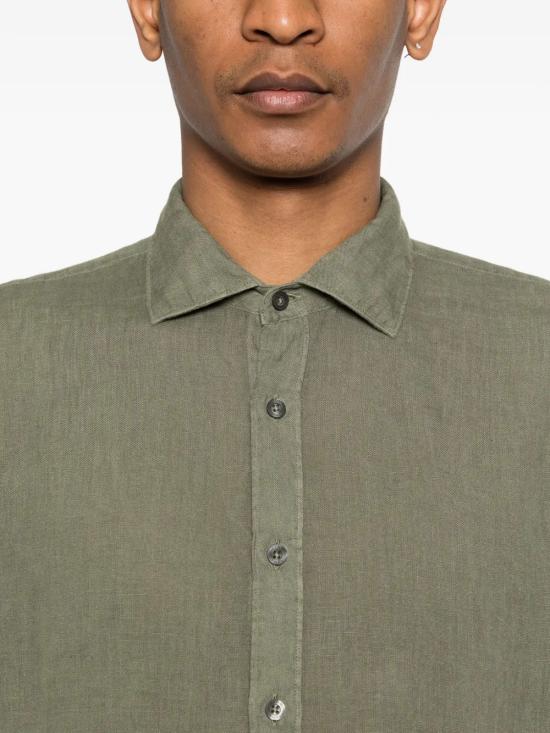 26SS 120 리노 긴팔 셔츠 33ALIM13110000115000000038 GREEN - 120 LINO