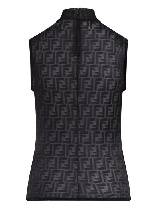 26SS 펜디 민소매 티셔츠 FS9763AW8KF0GME BLACK - FENDI