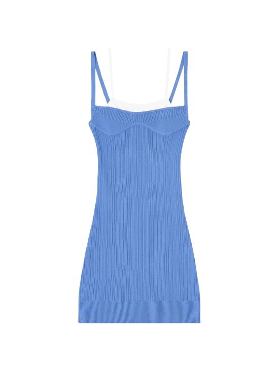 26SS 디젤 미디 원피스 A208300WICK8LF CLEAR BLUE