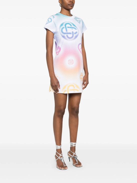 26SS 카사블랑카 미디 원피스 WSP26JDR01401 MULTICOLOUR - CASABLANCA