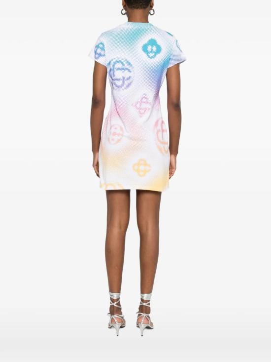 26SS 카사블랑카 미디 원피스 WSP26JDR01401 MULTICOLOUR - CASABLANCA