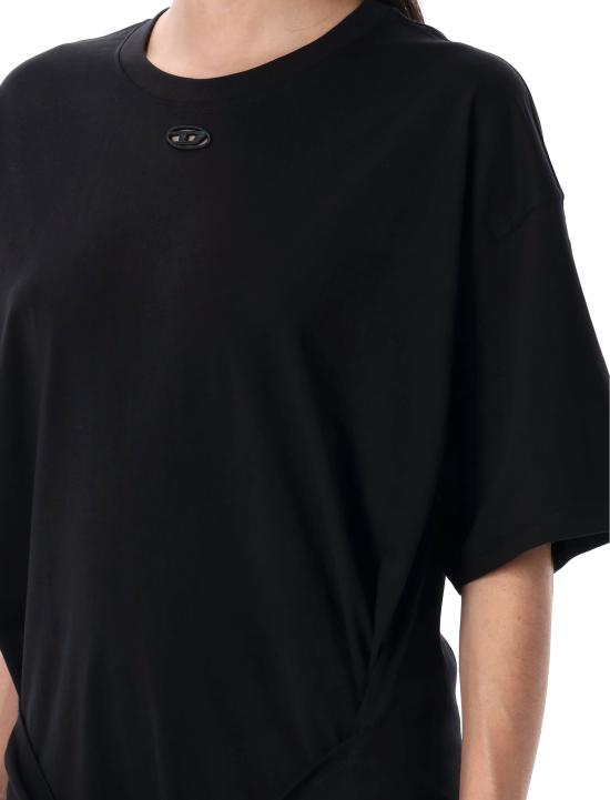 26SS 디젤 D-Elvor 이보르 티셔츠 드레스 A192320NIAX9XX BLACK - DIESEL