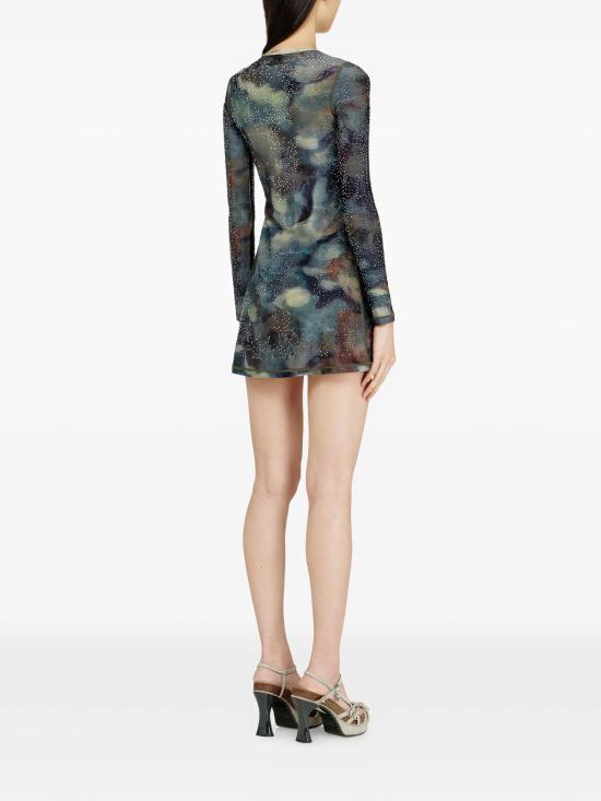 26SS 디젤 미디 원피스 A211890JMBE8ATA GREEN - DIESEL