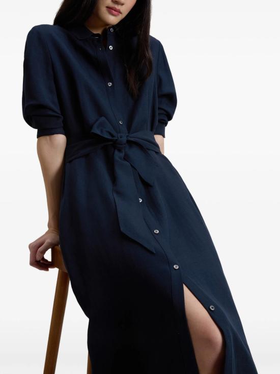 26SS 울리치 미디 원피스 CFWWDR2019FRUT30433989 BLUE - WOOLRICH