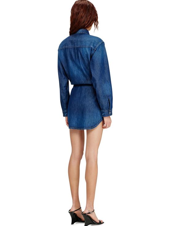 26SS 디젤 미디 원피스 A214570DBDB01 BLUE - DIESEL