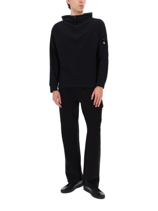 26SS 씨피 컴퍼니 스트레이트 팬츠 20CMSP066A005086W999 BLACK - C.P. COMPANY