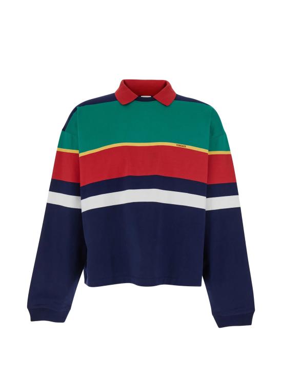 26SS 베르사체 폴로 티셔츠 10245801A178906G870 MULTICOLOUR