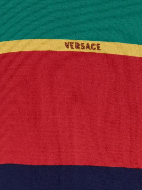 26SS 베르사체 폴로 티셔츠 10245801A178906G870 MULTICOLOUR - VERSACE