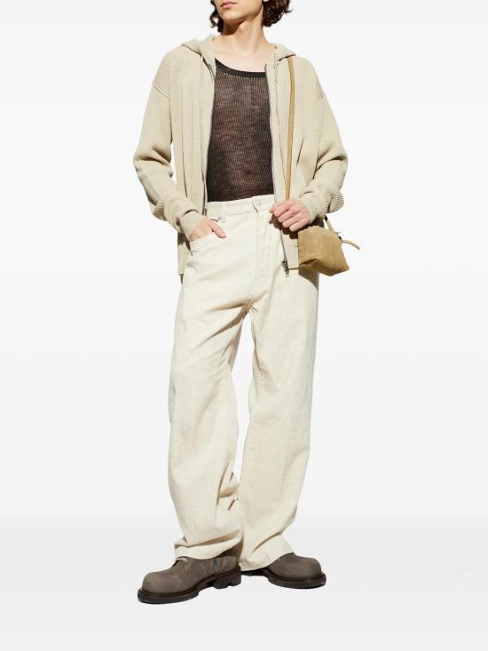 26SS 릭 오웬스 후드 티셔츠 RU01F2614KWVH138 BEIGE - RICK OWENS