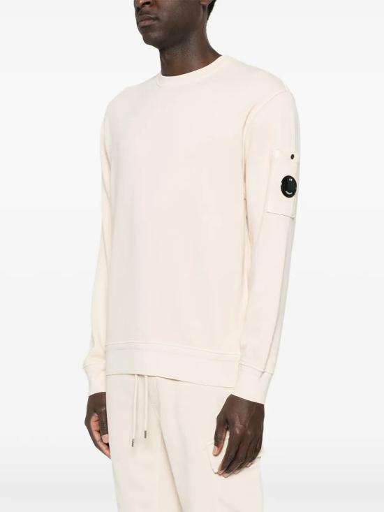 26SS 씨피 컴퍼니 스웨터 20CMSS036A110044R114 WHITE - C.P. COMPANY