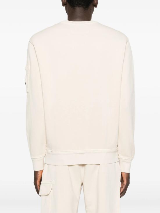 26SS 씨피 컴퍼니 스웨터 20CMSS036A110044R114 WHITE - C.P. COMPANY