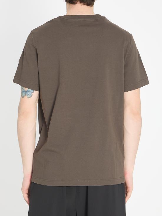 26SS 몽클레어 반팔 티셔츠 L10918C0002089AYW258 BROWN - MONCLER