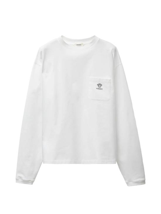 26SS 베르사체 반팔 티셔츠 10245731A179151W000 WHITE