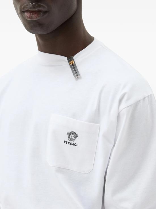 26SS 베르사체 반팔 티셔츠 10245731A179151W000 WHITE - VERSACE