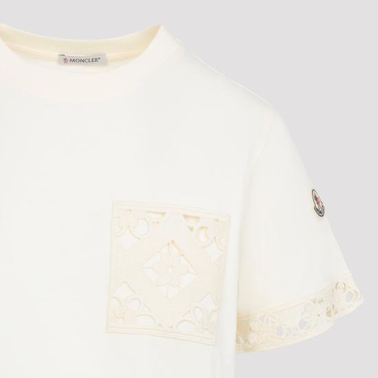 26SS 몽클레어 반팔 티셔츠 L10938C0002589AUO034 WHITE - MONCLER