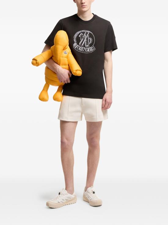 26SS 몽클레어 반팔 티셔츠 L10918C0003589AUG999 BLACK - MONCLER