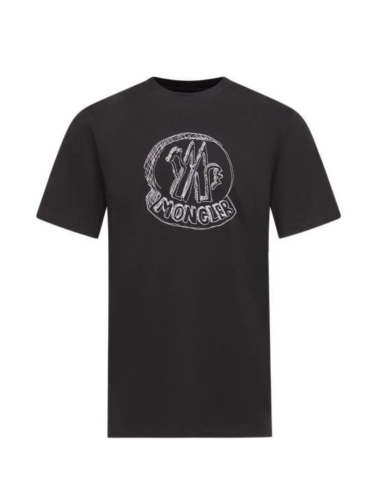 26SS 몽클레어 반팔 티셔츠 L10918C0003589AUG999 BLACK