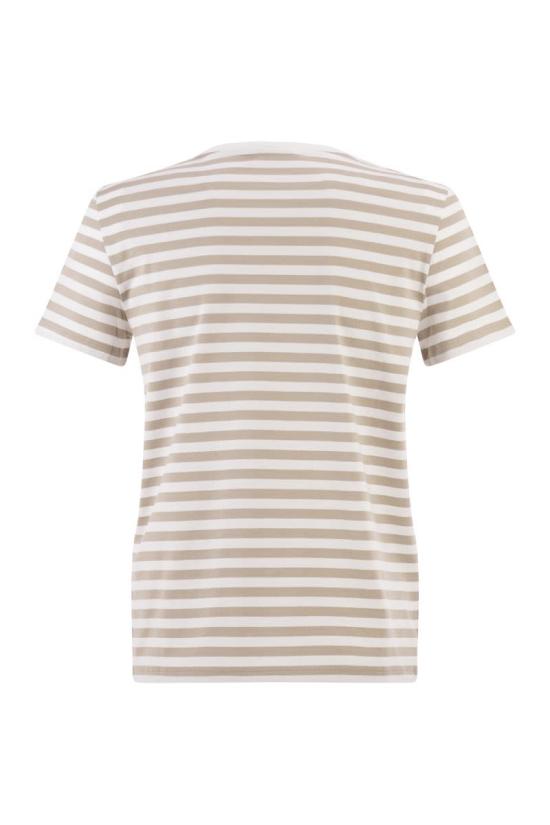 26SS 막스마라 모볼리 스트라이프 티셔프 2611941052600008 BEIGE - MAX MARA