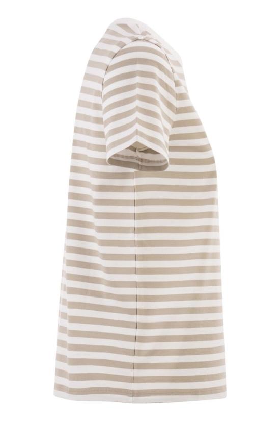 26SS 막스마라 모볼리 스트라이프 티셔프 2611941052600008 BEIGE - MAX MARA