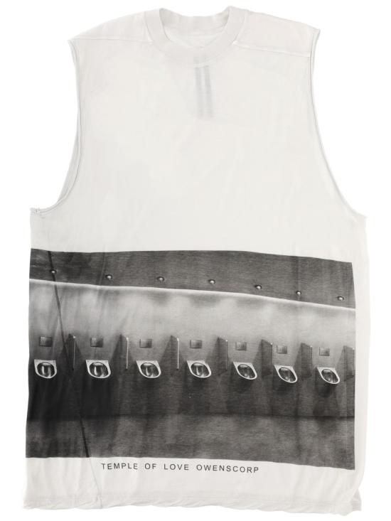 26SS 릭 오웬스 민소매 티셔츠 RR01F2108BHEP45109 WHITE