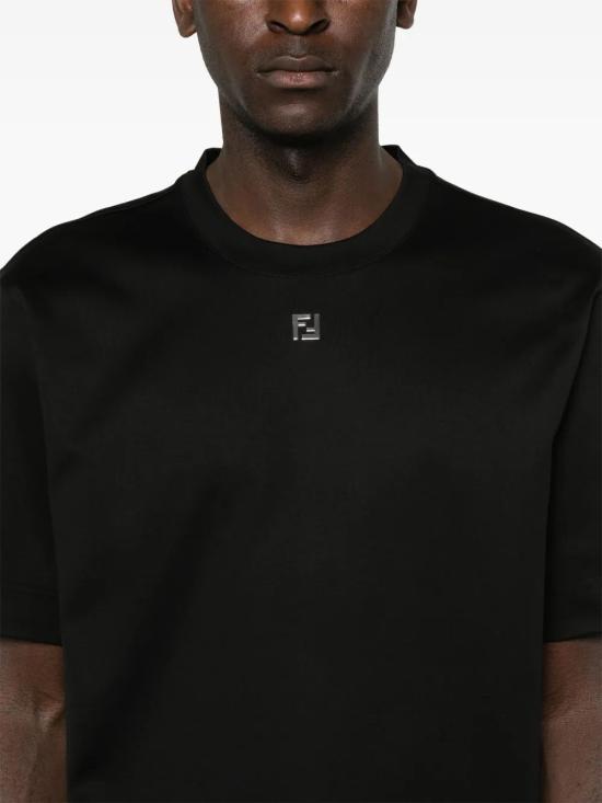 26SS 펜디 코튼 티셔츠 FY0936ARYYF0QA1 BLACK - FENDI