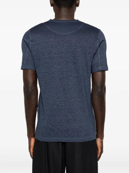 26SS 120 리노 반팔 티셔츠 33ALIM7186000E908S01S0025F BLUE - 120 LINO